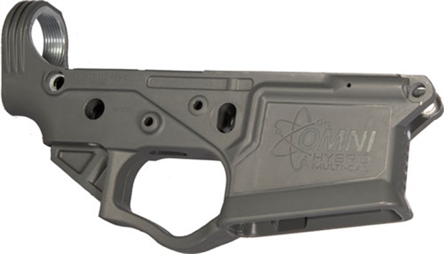 Picture of American Tactical Omni Hybrid Ar15 Stripped Polymer Lower Receiver Grey