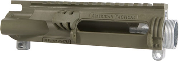 Picture of American Tactical Omni Hybrid Ar15 Stripped Polymer Upper Receiver Green