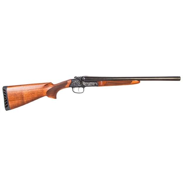 Picture of  Ati Ati Gkof20ra Road Agent Prime 20 Gauge Break Open 3" 2Rd 18.50" Black Side BY Side Barrel, Black Engraved Aluminum Receiver, Fixed Turkish Walnut Stock