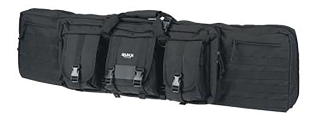 Picture of  Rukx Gear Atict36dgb Tactical Double Gun 36" Water Resistant Black 600D Polyester W/ Non-Rust Zippers Holds UP TO 2 Rifles