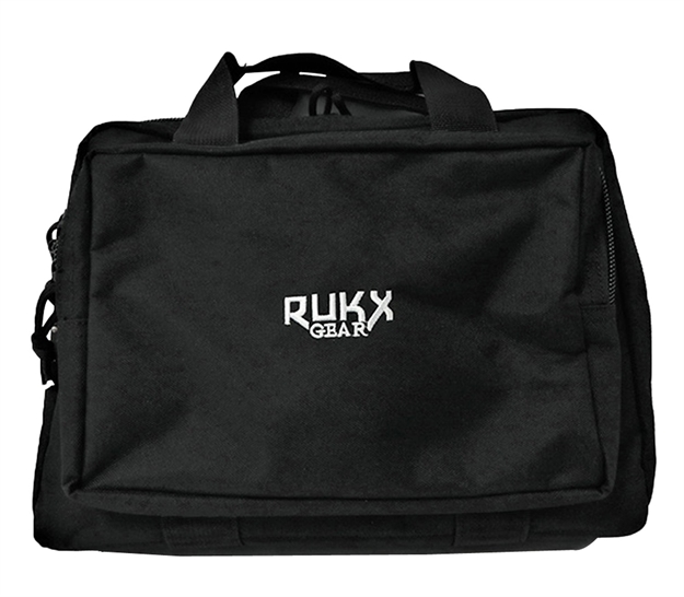 Picture of  Rukx Gear Atictdpcb Double Pistol  Black 600D Polyester Holds 2 Handguns 819644024866