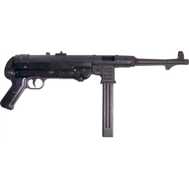 Picture of  Gsg Gsggergmp409x Mp40  9Mm Luger Caliber With 10.80" Barrel, 25+1 Capacity, Black Metal Finish, Black Polymer Grip Right Hand