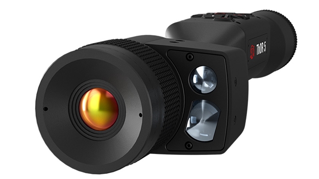Picture of  Atn Tiwst5319lrf Thor 5 320 Lrf Thermal Rifle Scope Black Anodized 3-12X Smart Mil Dot Reticle, Zoom 320X240 12 Microns, 60 Fps Resolution