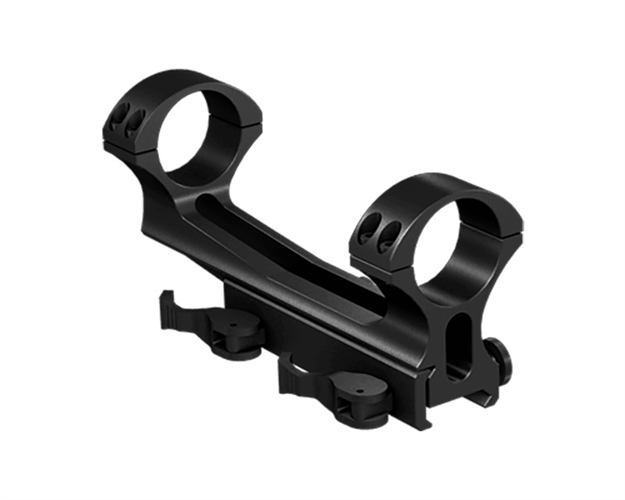 Picture of  Atn Acmudcqdm2 Dual Cantilever Scope Mount/Rings Combo Black Hardcoat Anodized Aluminum, 30Mm Tube, QD Picatinny/Weaver Mount 658175115281