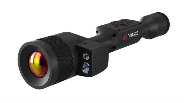 Picture of  Atn Tiwst51250lrf Thor 5 XD Lrf Thermal Rifle Scope Black Anodized 2-20X Smart Mil Dot Reticle, Zoom. 1280X1024 12 Micron 60 Fps