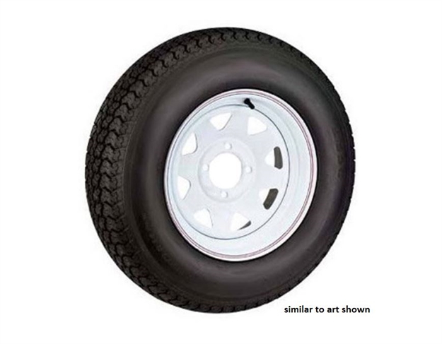 Picture of American Tire & Wheel LD ST 5.30-12B 4.4 Wht Spk