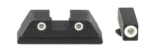 Picture of Ameriglo Gft113 Range Series Sight Set For Glock  Red Fiber Optic Front Sight-Black Rear Sight GFT-113