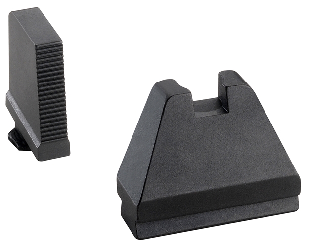 Picture of Ameriglo Gl808 Optic Compatible Sight Set For Glock  9Xl Tall Serrated Front Sight-Black Rear Sight GL-808