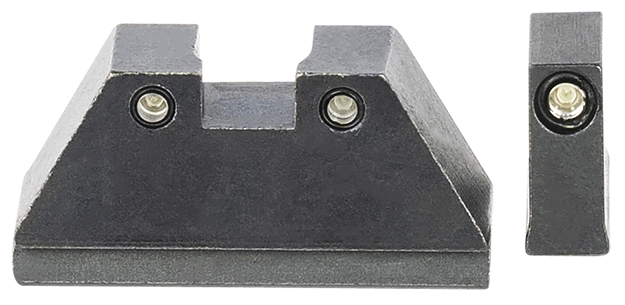 Picture of  Ameriglo Gl813 Optic Compatible Sight Set For Glock  XL Tall Green Tritium Black Outline Front Sight-Green Tritium Black Outline Rear Sight