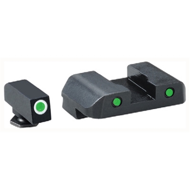 Picture of Ameriglo Tritium Pro Oper. Set Green/Green For Glock 21+! GL-233-OP