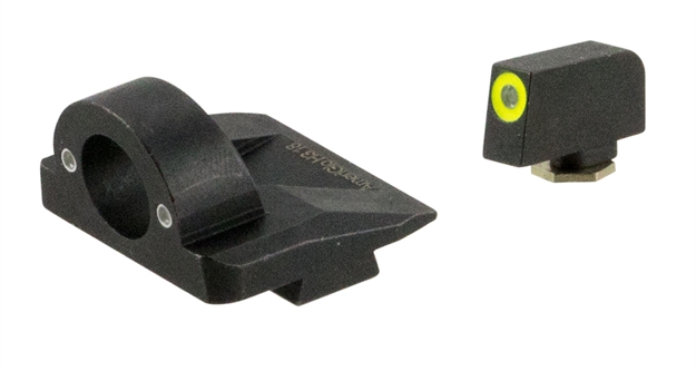 Picture of Ameriglo Gl5325 Ghost Ring Sight Set For Glock  Green Tritium Lumigreen Outline Front Sight-Green Tritium Rear Sight GL-5325 644406910725
