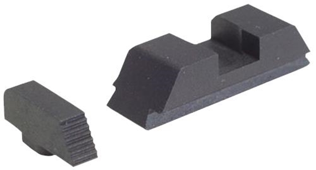 Picture of  Ameriglo Gt504 Range Series Sight Set For Glock  Black Serrated Front-Black Rear 644406902331