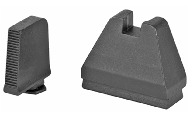 Picture of Ameriglo Gl808 Optic Compatible Sight Set For Glock  9Xl Tall Serrated Front Sight-Black Rear Sight GL-808 644406911487