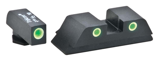 Picture of Ameriglo Tritium Classic Front Only Green/Green Glock 17-22+<