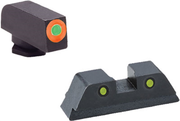 Picture of Ameriglo Tritium Spartan Oper. Green/Yellow Glock 42/43<