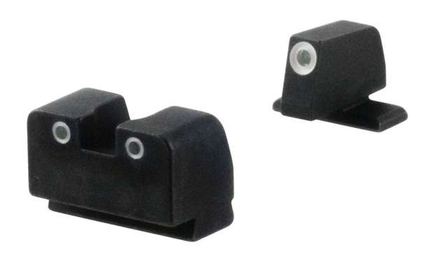 Picture of Ameriglo Xd181 Optic Compatible Sight Set For Springfield Armory XD  Green Tritium White Outline Front Sight-Green Tritium White Outline Rear Sight XD-181 644406903901