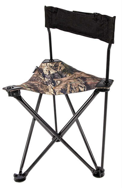 Picture of Ameristep Amsameft1013 Tripod Stool W/Back Swivel Mossy Oak Break-Up Country Heavy Duty Fabric/Steel AMS-AMEFT1013 769524001268
