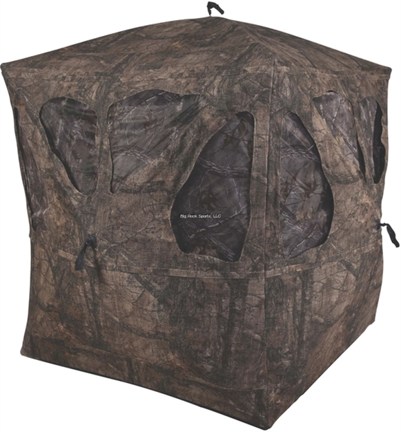 Picture of Ameristep Supernatural Blind, 75" Shooting Width, 67" Tall, New Burlap Material, Non Square Windows, Spider Hub Frame, Realtree Xtra