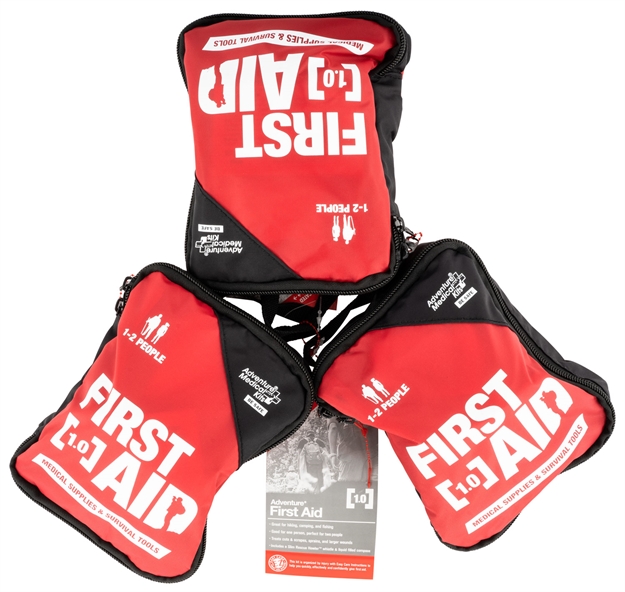 Picture of  Adventure Medical Kits 01200210 Adventure 1.0 Kit First Aid Black/Red
