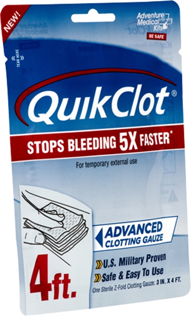 Picture of  Adventure Medical Kits 50200026 Quikclot  Stop Bleeding White 3" X 48" Clotting Gauze