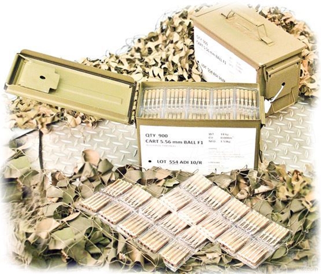 Picture of Ammo 5.56 Nato Adi 62 Grain Fmj, 900 Round Case (50 Round Case X 18 Pack) - A5569