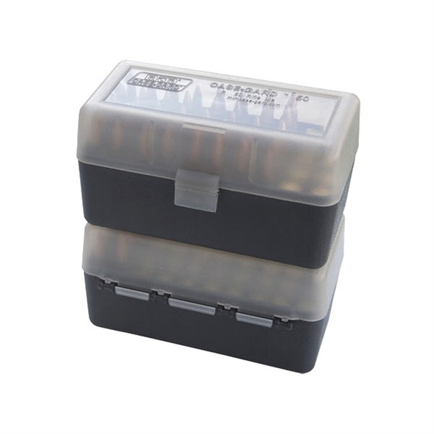 Picture of Ammo Box 50Rd Flip-Top 223 204 Ruger 6X47 Clear/Smoke RS5041 026057217826