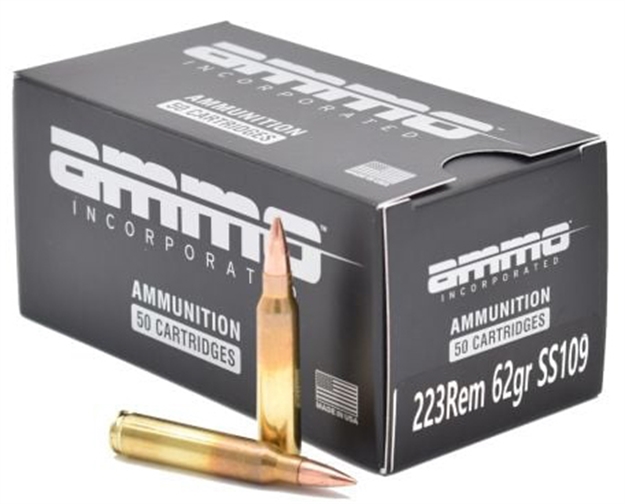 Picture of Ammo Inc 223Rem 62Gr Ss109 50/20 223062SS109A50