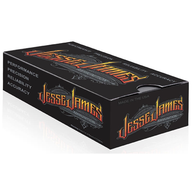 Picture of Ammo Inc 40180Hpjj Jesse James 40 Smith & Wesson (S&W) 180 GR Hollow Point 50 Bx/ 20 CS