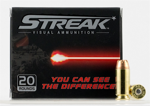 Picture of Ammo Incorporated Streak 40 S&W 180Gr Jhp Red Tracer 20Rd 401080STRKRED 818778021000
