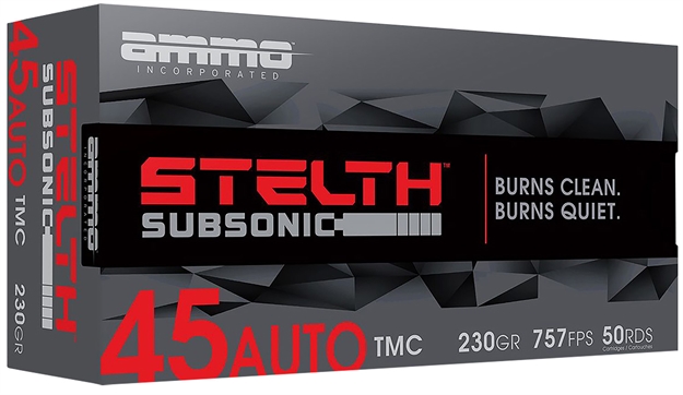Picture of  Ammo Inc 45230Tmcstl Stelth  45Acp 230Gr Total Metal Case 50 Per Box/20 Case