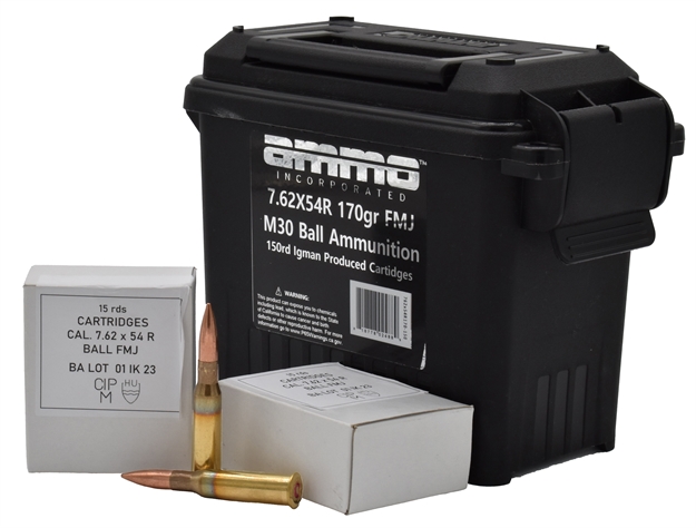 Picture of Ammo Inc 7.62X54r 170Gr Fmj M30 Ball 150/1 762X54R170150