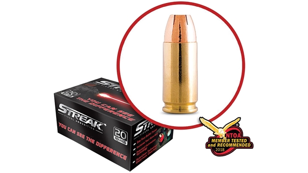 Picture of Ammo Incorporated Streak 9Mm 115Gr Jhp Red Tracer 20Rd 9115JHPSTRKRE 818778020959