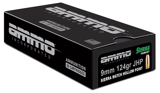 Picture of Ammo Incorporated Signature 9Mm 124Gr Sierra Jhp 50Rd Box 9124JHPSRR50