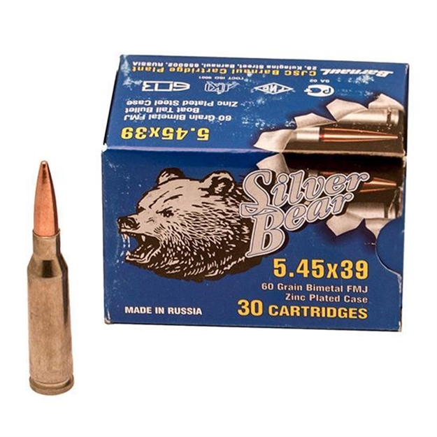 Picture of Ammo, Silver Bear, A545nfmj, 5.45X39,