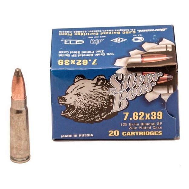 Picture of Ammo, Silver Bear, A762spn, 7.62X39, A762spn-500