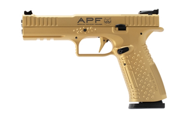 Picture of Ampf Strike One Ergl 9Mm 5" 17Rd Gld AFS1E-9-GD-17-OR