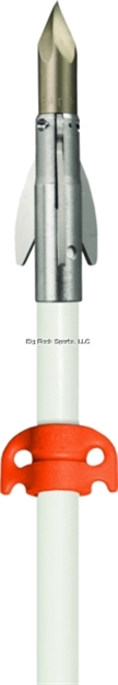 Picture of Ams Fiberglass Arrow Ankor FX Point,White Shaft & Safety Slide