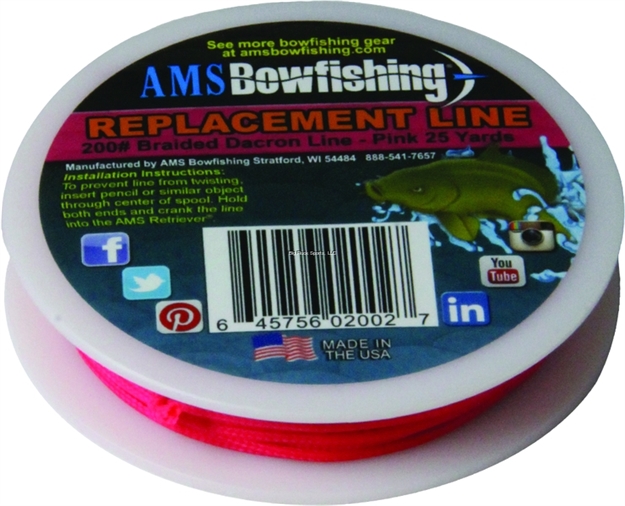 Picture of Ams Replacement Line 25Yd 200# Pink