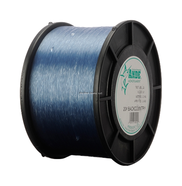 Picture of Ande Back Country Mono Line 2Lb Spool 30Lb 3200Yds Blue