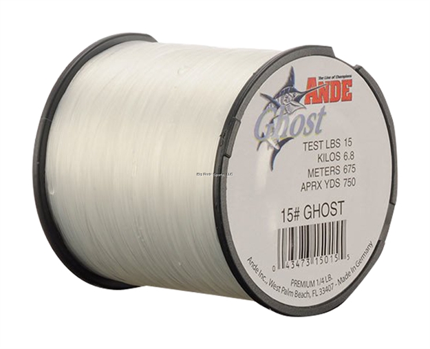 Picture of Ande Ghost Monofilament Line 1/4Lb Spool 15Lb 750Yds Clear