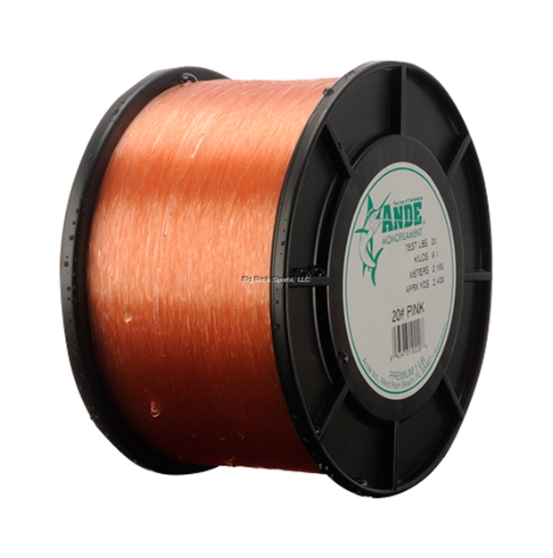 Picture of Ande Premium Mono Line 1/8Lb Spool 12Lb 500Yds Pink