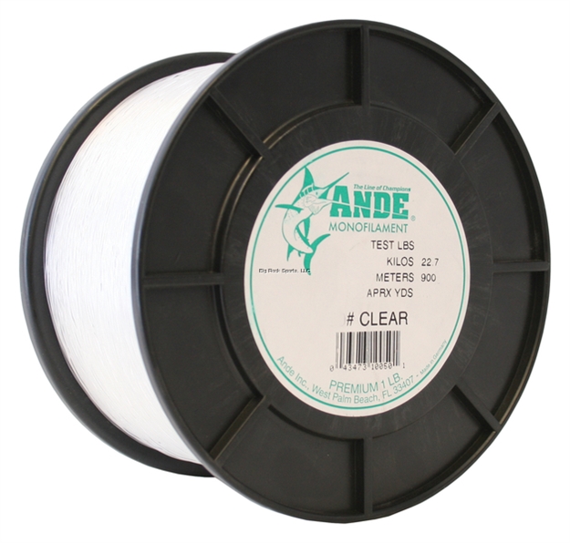Picture of Ande Premium Mono Line 1Lb Spool 10Lb 5400Yds Clear