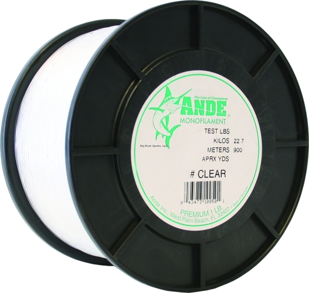 Picture of Ande Premium Mono Line 1Lb Spool 200Lb 200Yds Clear