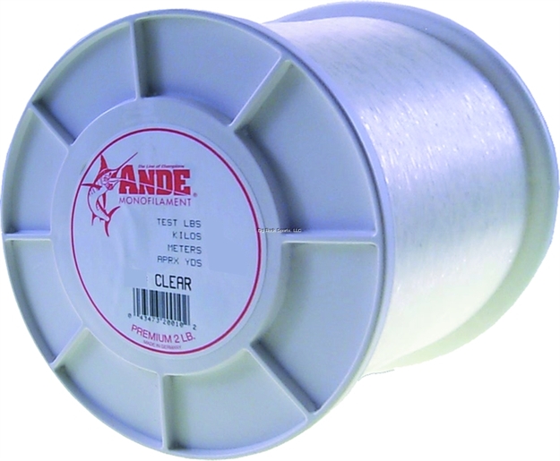 Picture of Ande Premium Mono Line 2Lb Spool 40Lb 2800Yds Clear