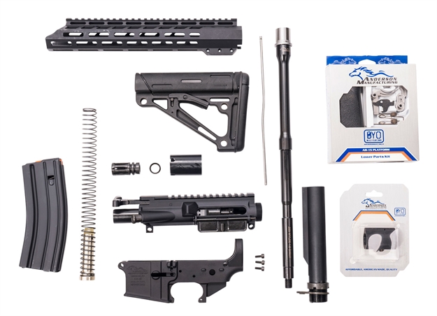 Picture of  Anderson G2k823a003 Am-15 Complete Kit 5.56X45mm Nato AR Platform Black Hardcoat Anodized 711841564605