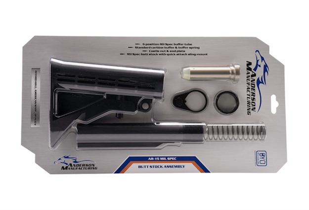 Picture of Anderson Manufacturing 6 Pos Buttstk Carb Length Blk G2-J431-A000-0P