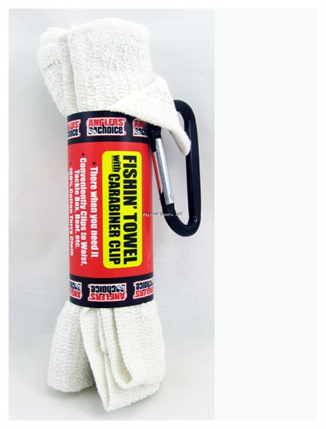 Picture of Anglers Choice Deluxe Towel With Grommet And Carabiner -Refill