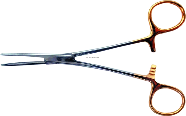 Picture of Anglers Choice Forceps 5-1/2" Gold Loop SS