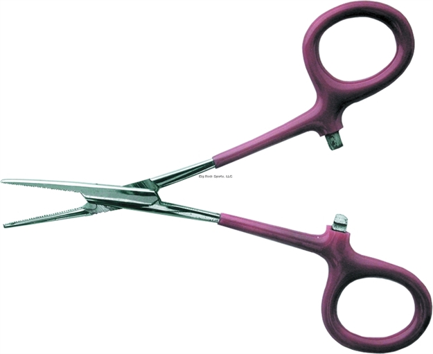 Picture of Anglers Choice Forceps 5" Cushion SS Straight Grooved Jaws