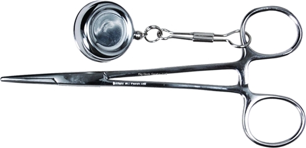 Picture of Anglers Choice Forceps 5" SS W/Spool Lanyard